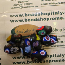 Load image into Gallery viewer, Murrini Glass beads Matt