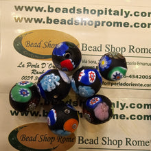 Load image into Gallery viewer, Murrini Glass beads Matt