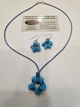 Load image into Gallery viewer, Flowers Set Earrings & Necklace , Free Shipping