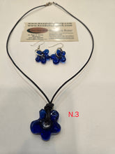 Load image into Gallery viewer, Flowers Set Earrings & Necklace , Free Shipping