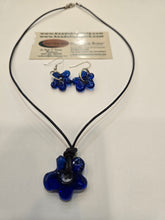 Load image into Gallery viewer, Flowers Set Earrings & Necklace , Free Shipping