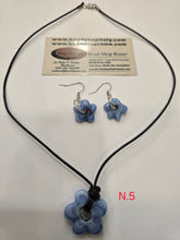 Load image into Gallery viewer, Flowers Set Earrings & Necklace , Free Shipping