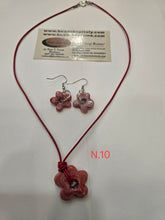 Load image into Gallery viewer, Flowers Set Earrings & Necklace , Free Shipping