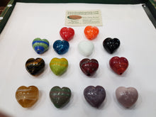 Load image into Gallery viewer, 2 Big Glass Heart 3x3