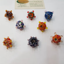 Load image into Gallery viewer, Artistic Zigzag unique Glass Bead II