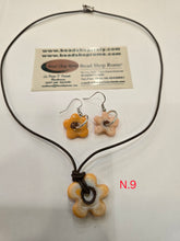 Load image into Gallery viewer, Flowers Set Earrings &amp; Necklace , Free Shipping
