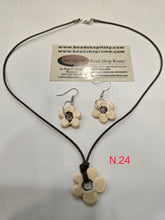 Load image into Gallery viewer, Flowers Set Earrings &amp; Necklace , Free Shipping
