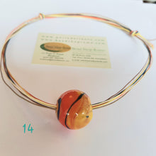 Load image into Gallery viewer, Necklace Orange mix 14
