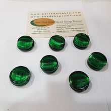 Load image into Gallery viewer, Silver Foil Glass Beads 2 cm

