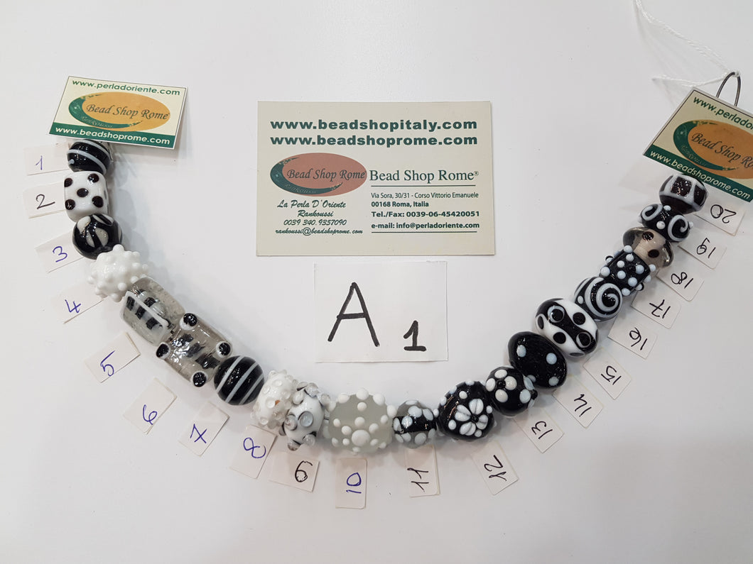 A 1 Lampwork beads