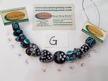 Load image into Gallery viewer, G Lampwork beads
