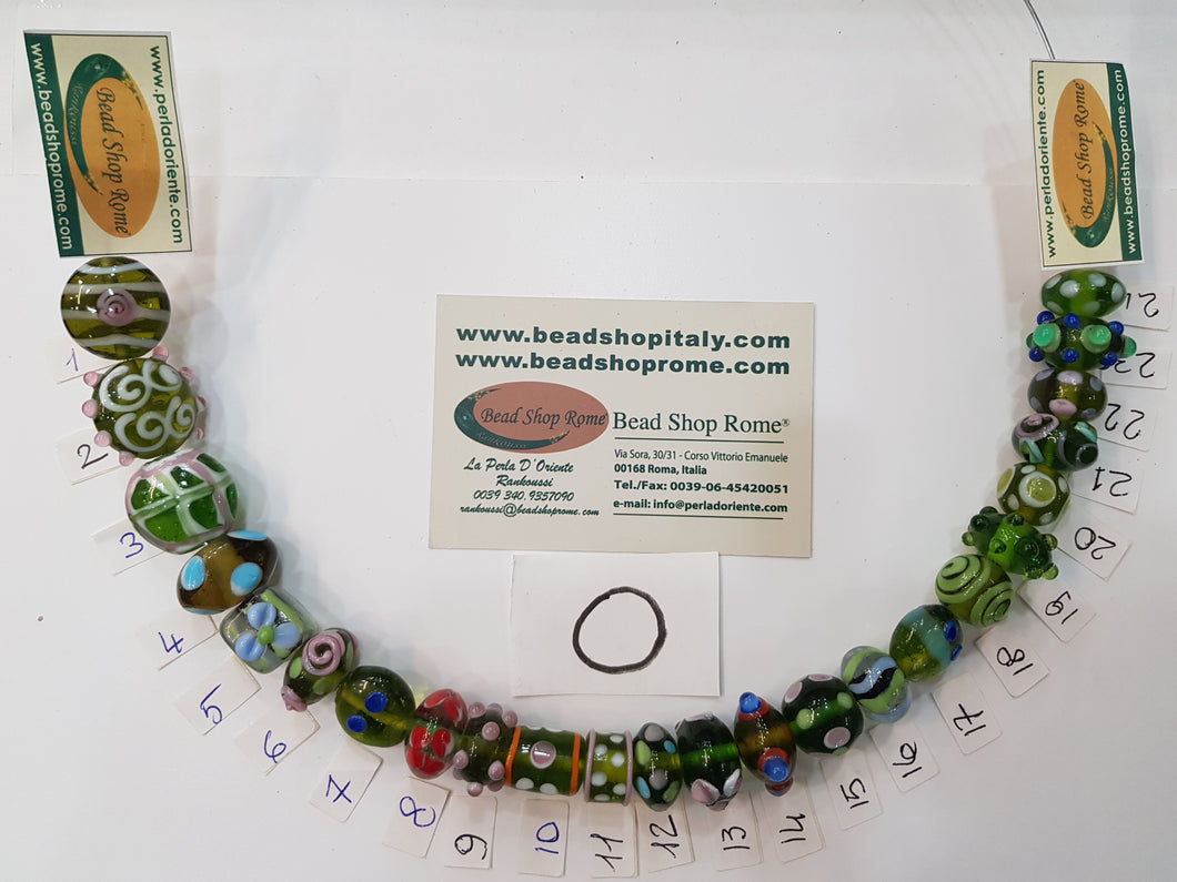 O Lampwork beads , free Shipping