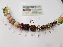 Load image into Gallery viewer, R.    Lampwork Beads
