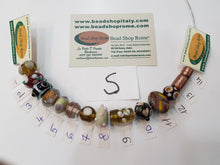 Load image into Gallery viewer, S Lampwork beads
