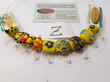Load image into Gallery viewer, Z Lampwork beads
